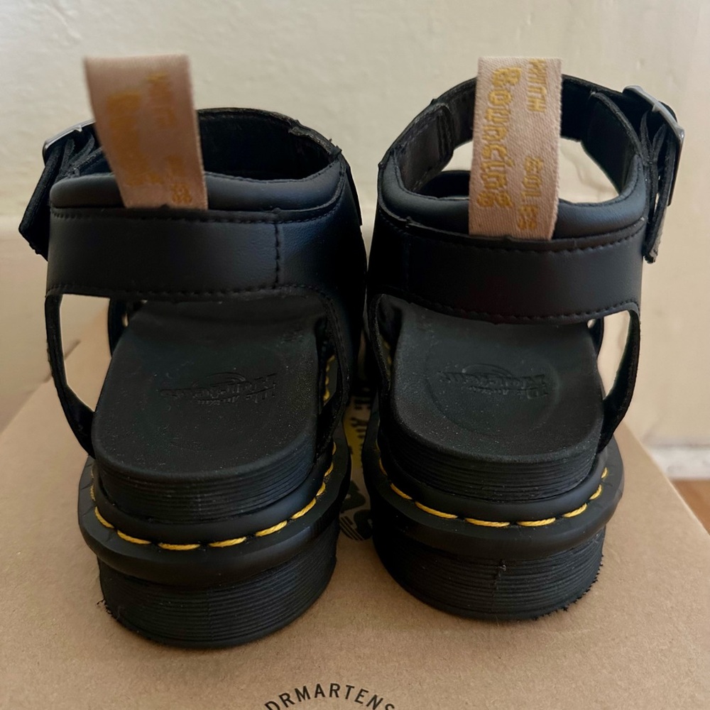 Dr Martens Vegan Blair Felix Gladiator Sandals. - Picture 5 of 9